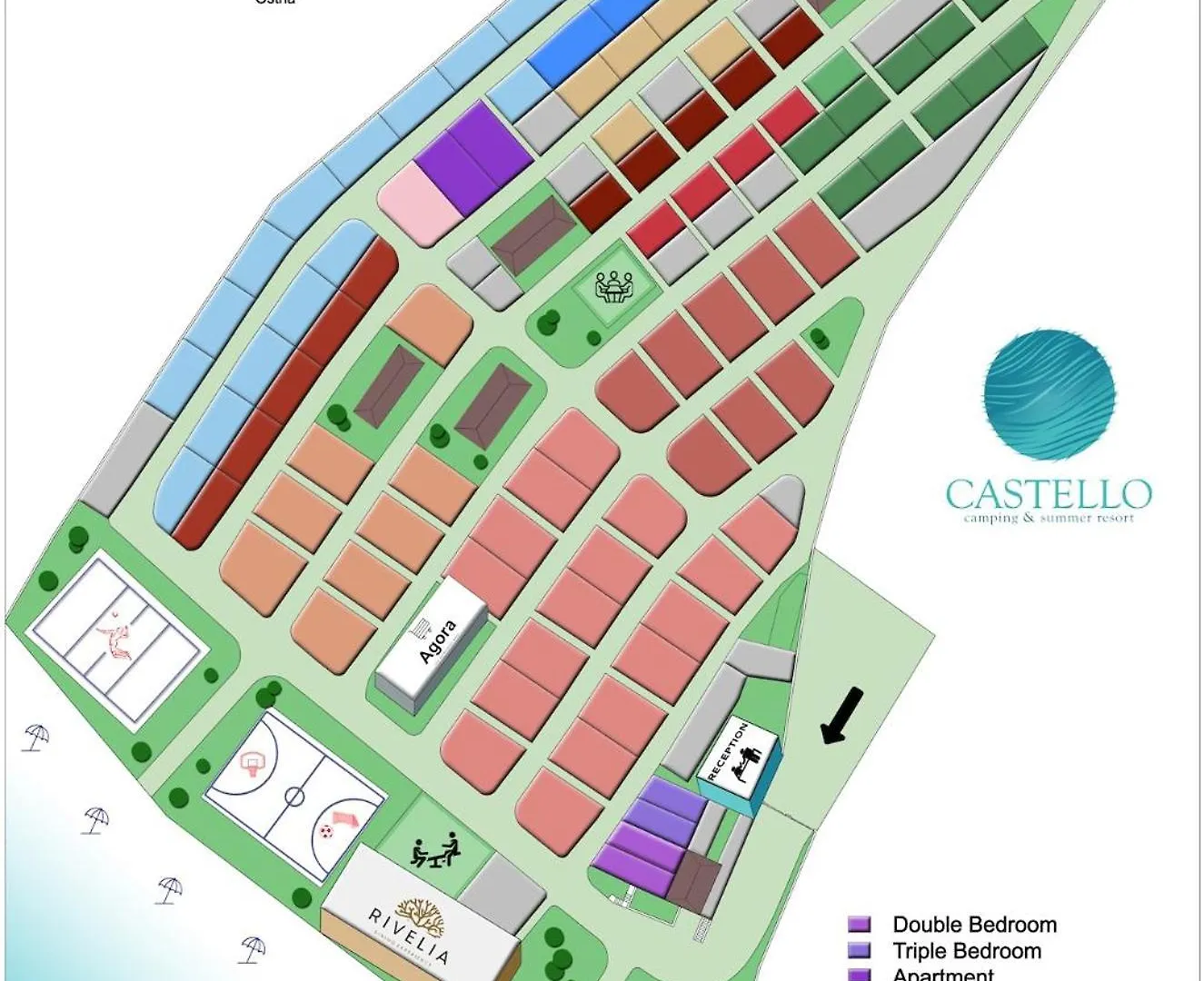 Kemping Camping Castello Néosz Marmarász